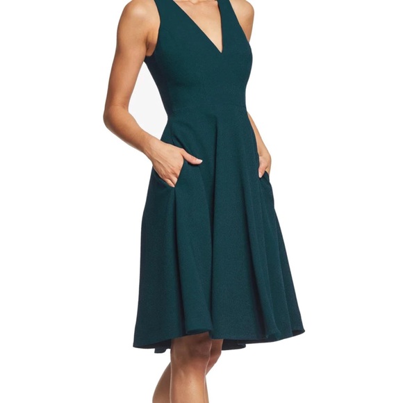 Dress the population Catalina Dress in pine - Picture 4 of 12